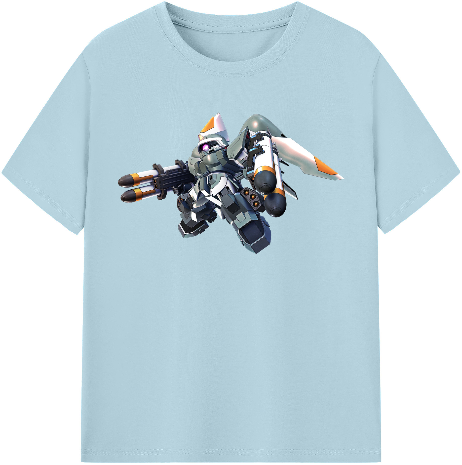 （画像用） 機動戦士ガンダム Mobile Suit Gundam 綿100％半袖Tシャツ（フロントプリント）